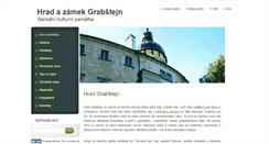 Desktop Screenshot of hradgrabstejn.cz